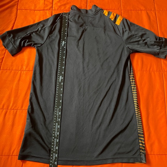 Adidas Houston Dynamo Jersey Youth 15-16 Away Black Soccer Aeroready - Picture 2 of 6